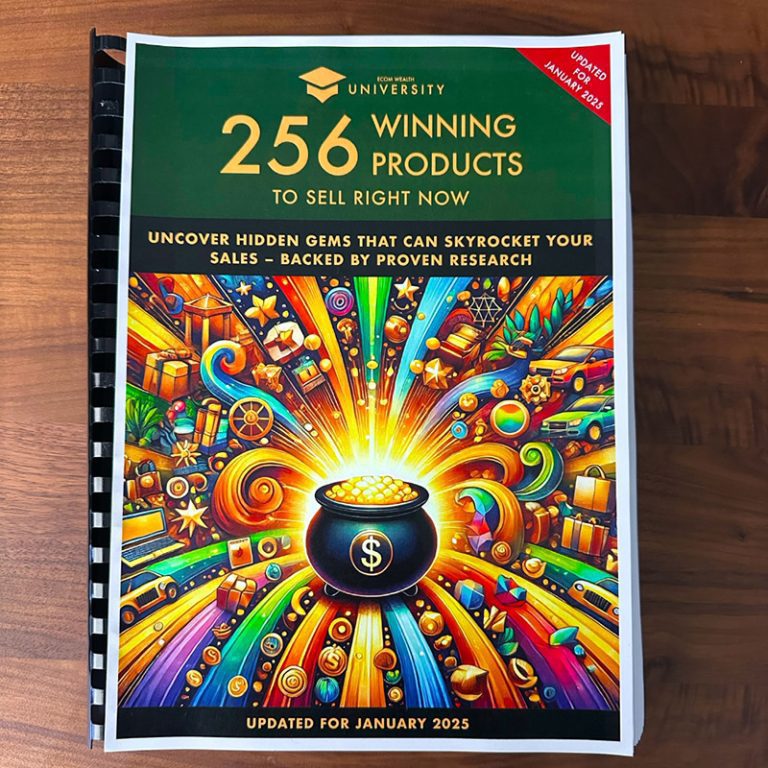 January 2025 Version Of The 256 Winning Products List